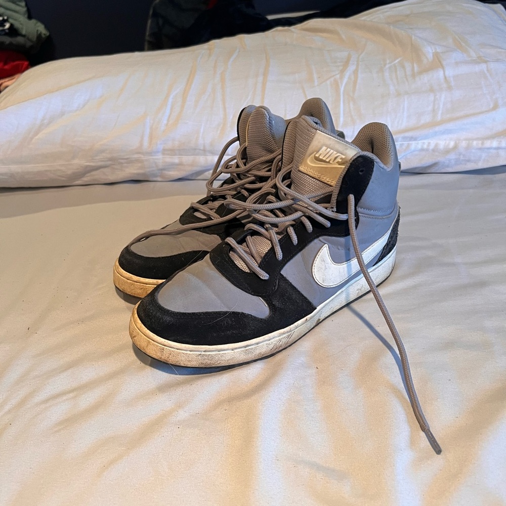 Men's Nike Court Borough Mid Premium 'Matte Black
